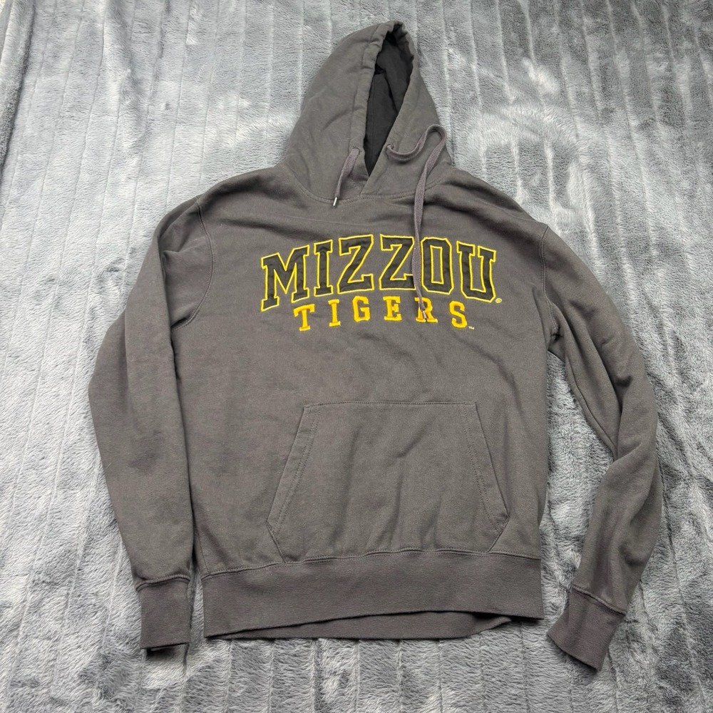 Stadium Athletics Missouri Mizzou Tigers Hoodie Gray Mens Small NCAA Sweatshirt